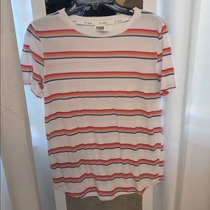 rainbow stripe t-shirt
